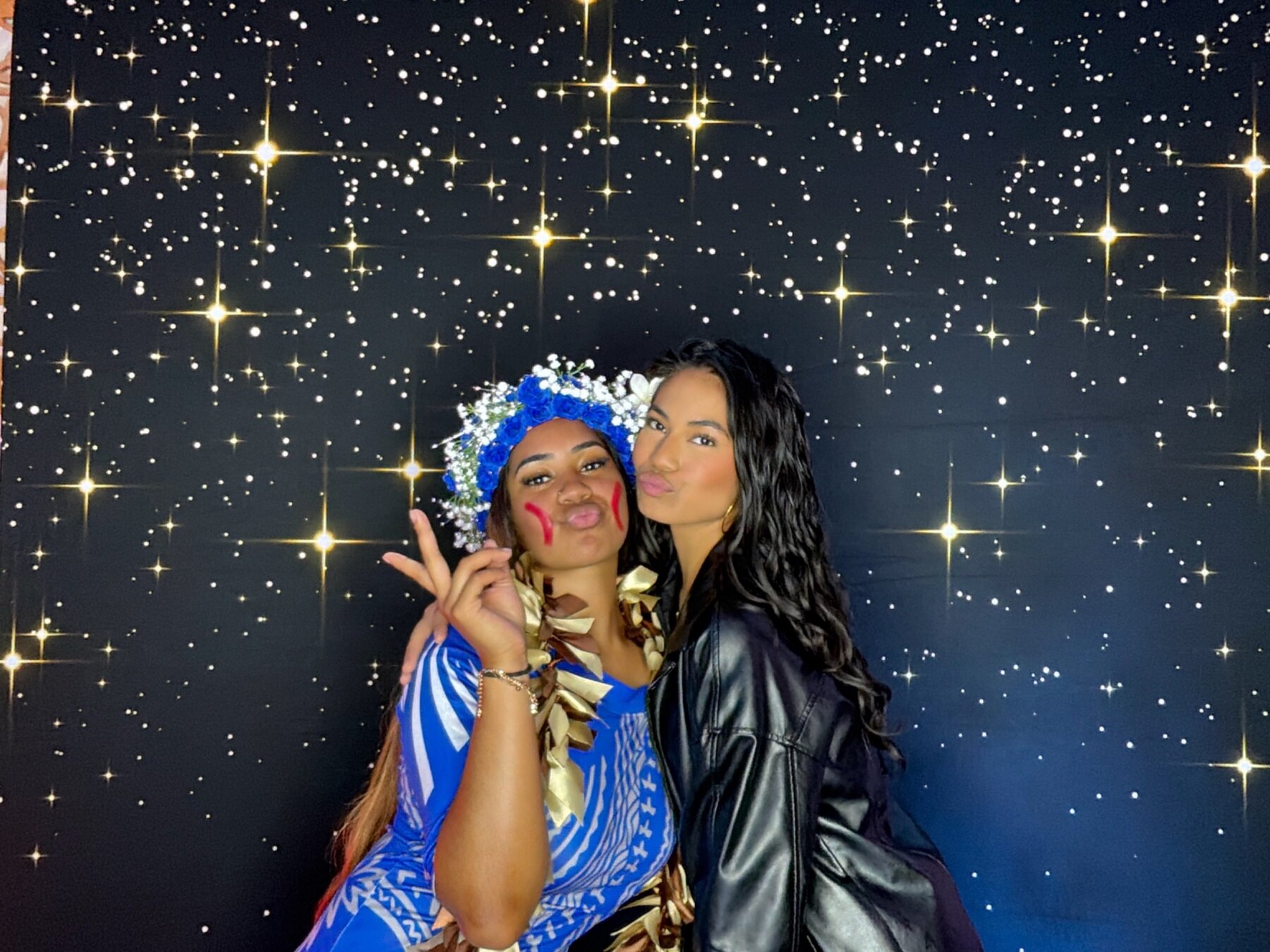 Guests celebrating with the VibeCam Signature Glam experience